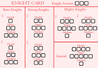Sample Knight Card