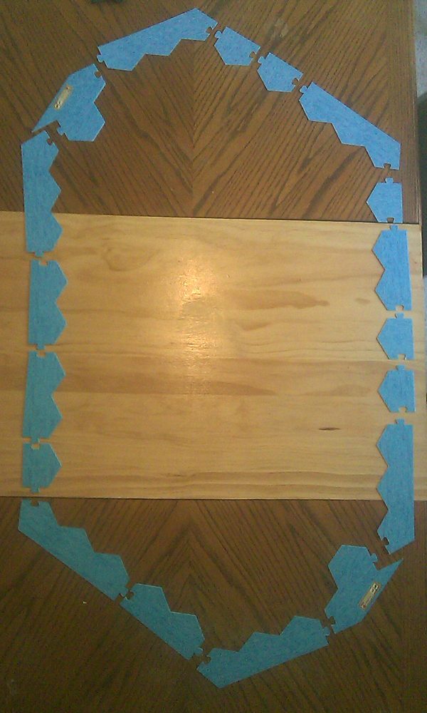 The extended Mega Catan board frame